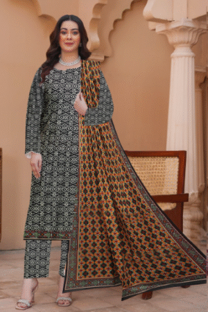 Bin Saeed Printed 3PC Lawn Collection 2025 | Voile Dupatta Set