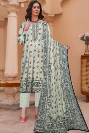 Bin Saeed Printed 3PC Lawn Collection 2025 | Voile Dupatta Set