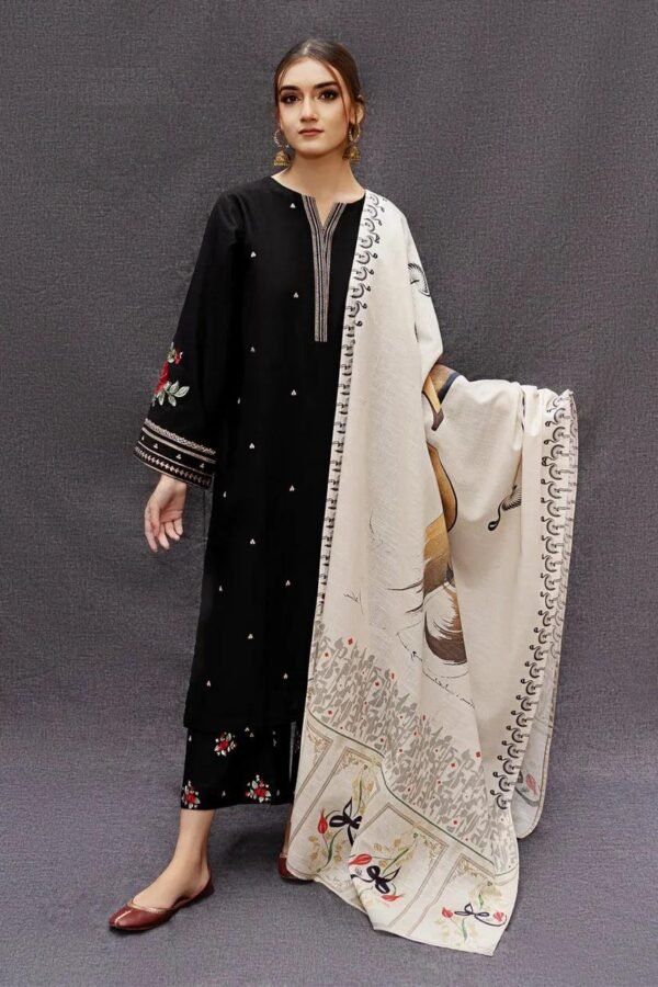 URGE Summer Lawn 3PC | Heavy Embroidered Airjet 90/80 with Diamond Dupatta 2025