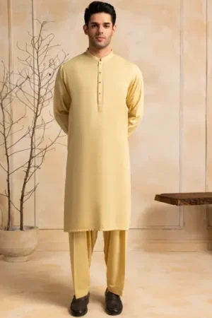 Junaid Jamshed Men’s Luxury Cotton | Premium Egyptian Yarn 4.5m Unstitched Suit 2025