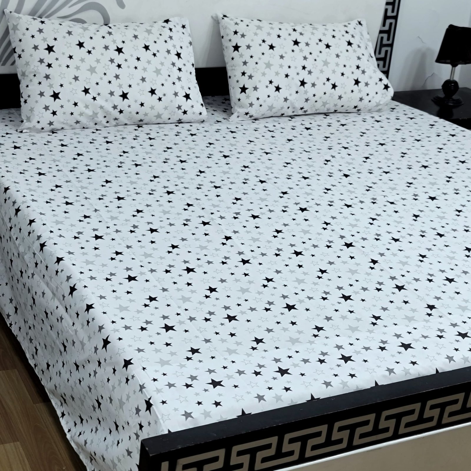 Export Quality Cotton Bedsheet Set | King Size 3PC | Pure Cotton