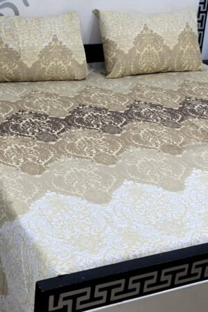 Export Quality Cotton Bedsheet Set | King Size 3PC | Pure Cotton