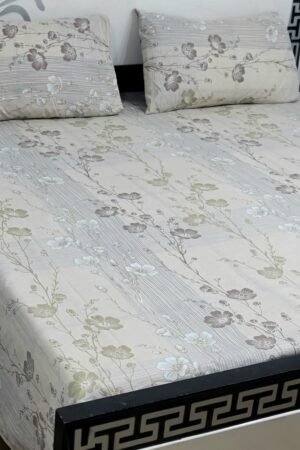 Export Quality Cotton Bedsheet Set | King Size 3PC | Pure Cotton