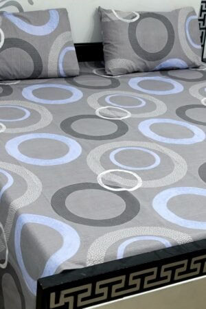 Export Quality Cotton Bedsheet Set | King Size 3PC | Pure Cotton