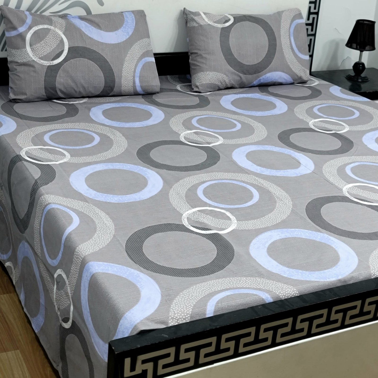 Export Quality Cotton Bedsheet Set | King Size 3PC | Pure Cotton