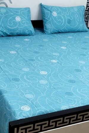 Export Quality Cotton Bedsheet Set | King Size 3PC | Pure Cotton