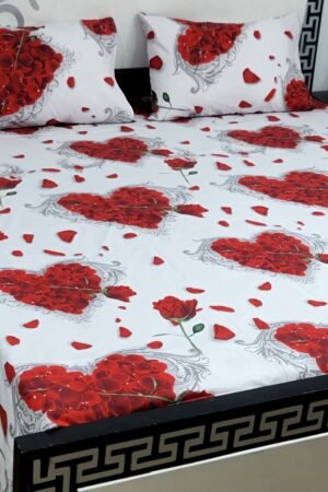 Export Quality Cotton Bedsheet Set | King Size 3PC | Pure Cotton