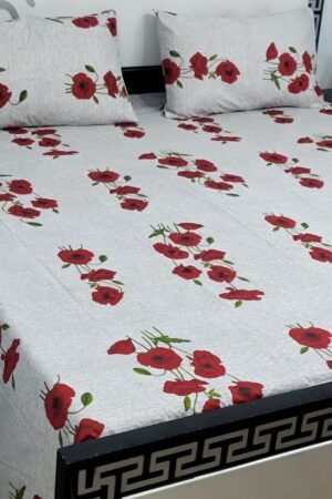 Export Quality Cotton Bedsheet Set | King Size 3PC | Pure Cotton