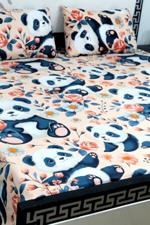 Export Quality Cotton Bedsheet Set | King Size 3PC | Pure Cotton