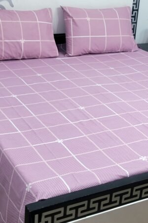 Export Quality Cotton Bedsheet Set | King Size 3PC | Pure Cotton