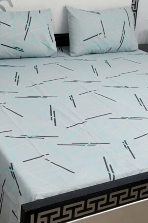 Export Quality Cotton Bedsheet Set | King Size 3PC | Pure Cotton