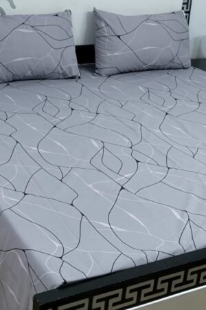 Export Quality Cotton Bedsheet Set | King Size 3PC | Pure Cotton