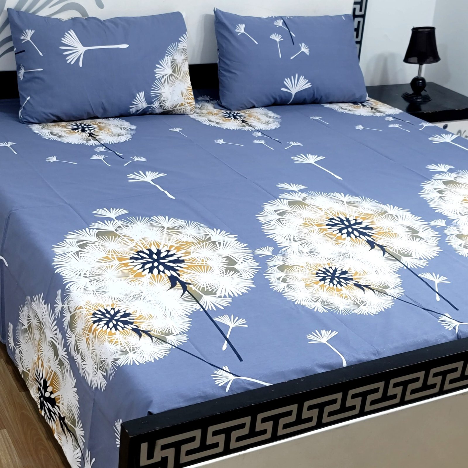 Export Quality Cotton Bedsheet Set | King Size 3PC | Pure Cotton