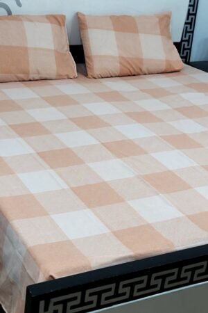 Export Quality Cotton Bedsheet Set | King Size 3PC | Pure Cotton