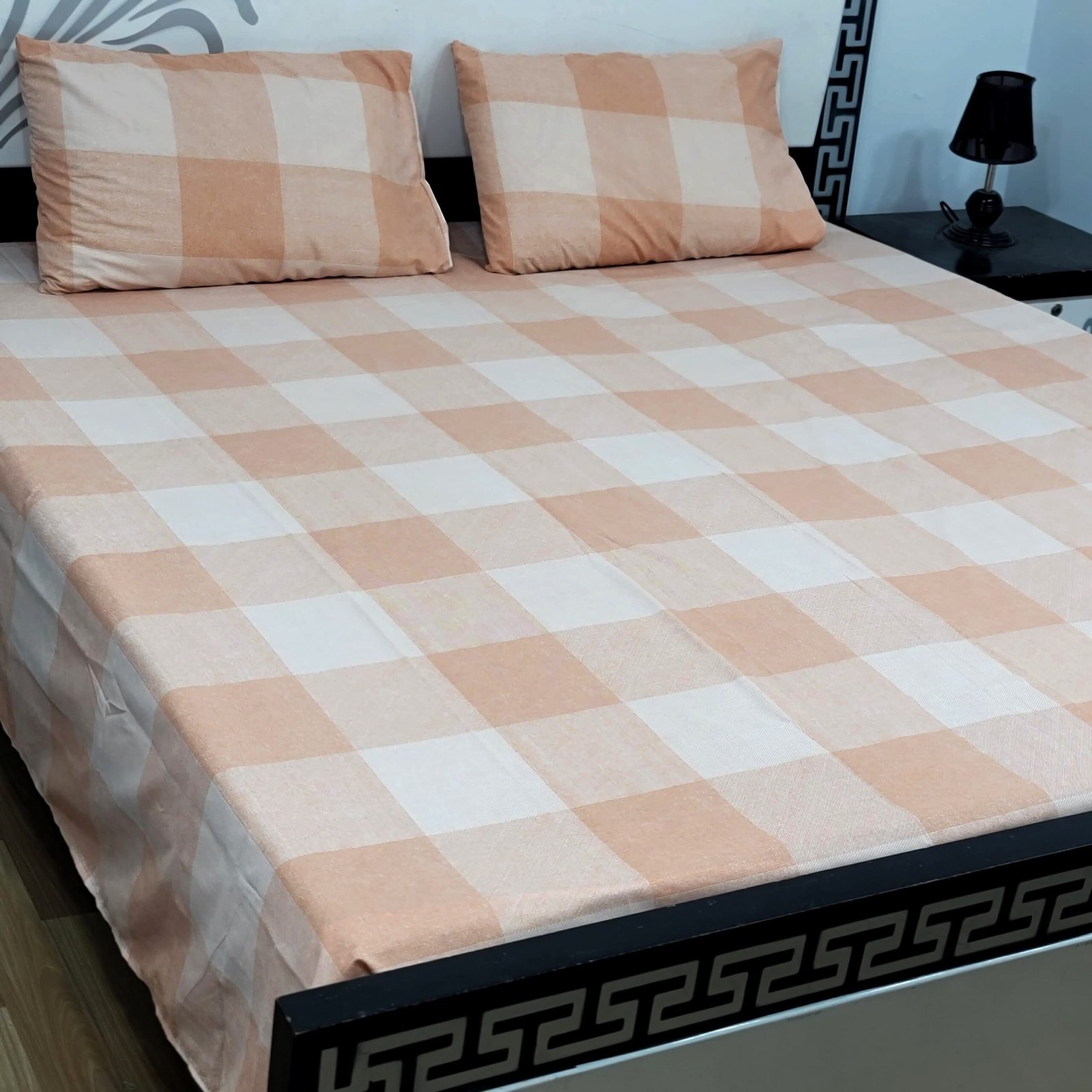 Export Quality Cotton Bedsheet Set | King Size 3PC | Pure Cotton