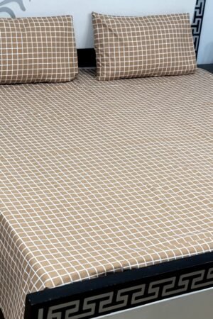 Export Quality Cotton Bedsheet Set | King Size 3PC | Pure Cotton