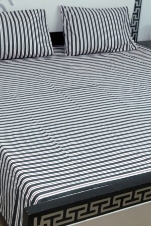 Export Quality Cotton Bedsheet Set | King Size 3PC | Pure Cotton