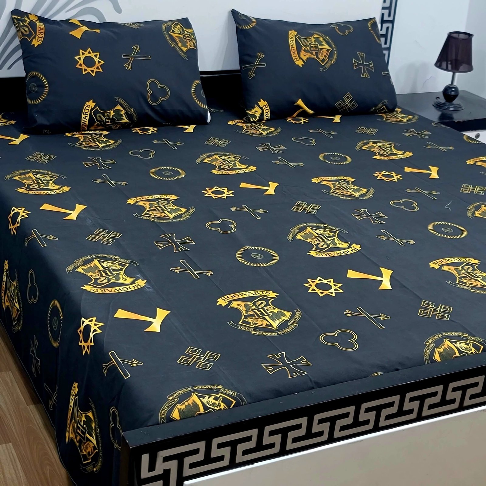 Export Quality Cotton Bedsheet Set | King Size 3PC | Pure Cotton