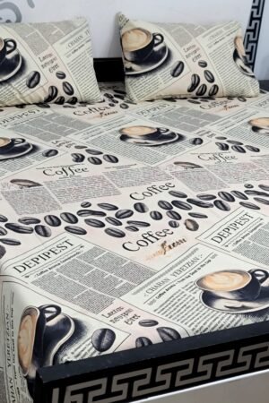 Export Quality Cotton Bedsheet Set | King Size 3PC | Pure Cotton