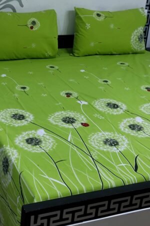 Export Quality Cotton Bedsheet Set | King Size 3PC | Pure Cotton