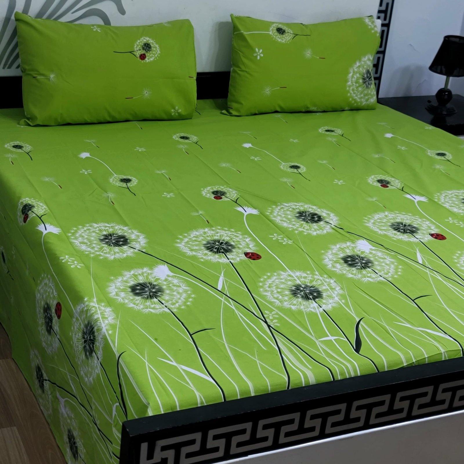 Export Quality Cotton Bedsheet Set | King Size 3PC | Pure Cotton