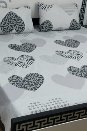 Export Quality Cotton Bedsheet Set | King Size 3PC | Pure Cotton