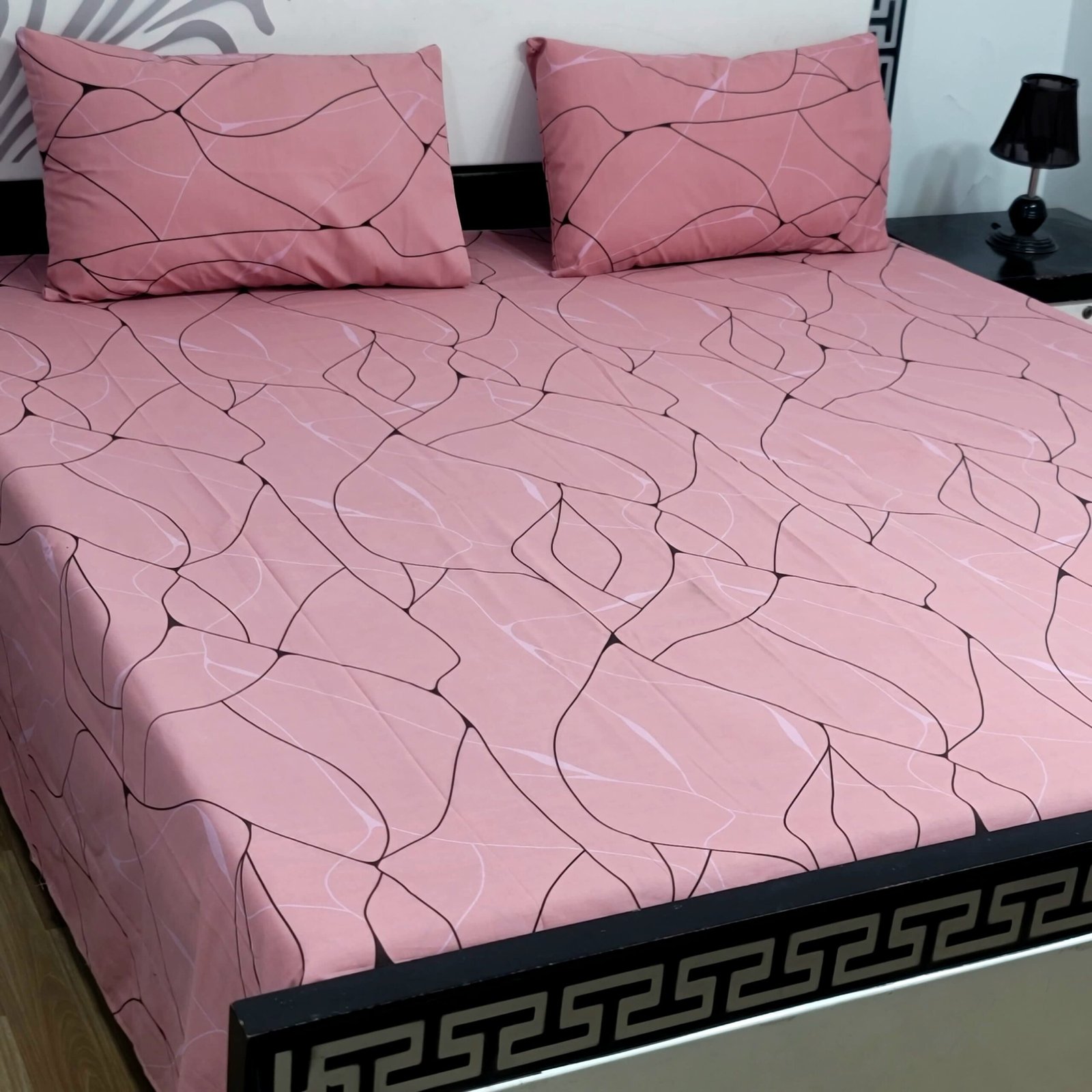 Export Quality Cotton Bedsheet Set | King Size 3PC | Pure Cotton