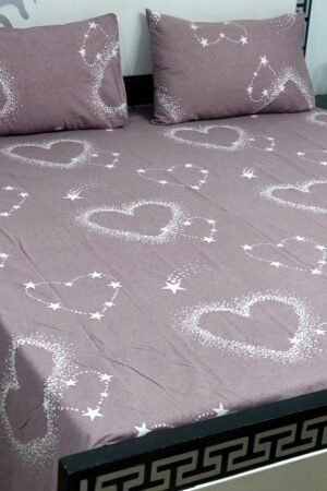 Export Quality Cotton Bedsheet Set | King Size 3PC | Pure Cotton