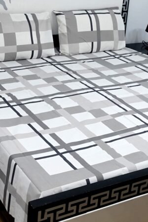 Export Quality Cotton Bedsheet Set | King Size 3PC | Pure Cotton