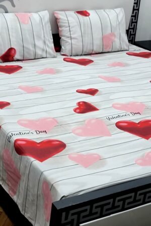 Export Quality Cotton Bedsheet Set | King Size 3PC | Pure Cotton