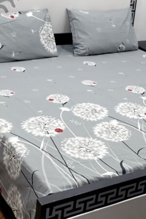 Export Quality Cotton Bedsheet Set | King Size 3PC | Pure Cotton