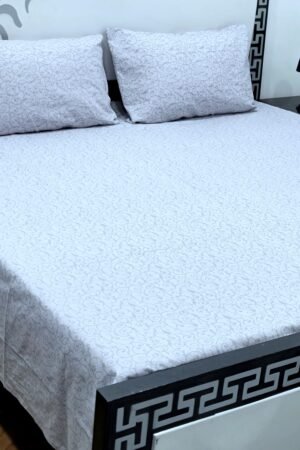 Export Quality Cotton Bedsheet Set | King Size 3PC | Pure Cotton