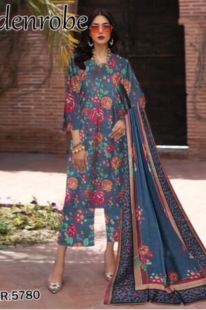 Edenrobe Bana Dora 3PC Lawn Set | 90/70 Digital Print | 2025