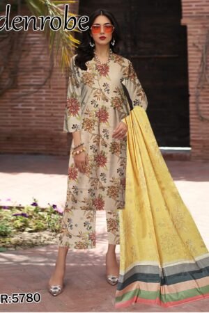 Edenrobe Bana Dora 3PC Lawn Set | 90/70 Digital Print | 2025