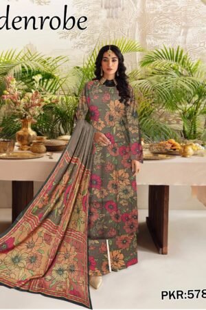 Edenrobe Bana Dora 3PC Lawn Set | 90/70 Digital Print | 2025