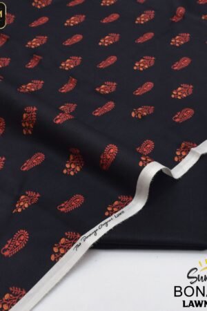 Bonanza 2PC Lawn Suit 2025 | Digital Print Shirt & Dyed Trouser