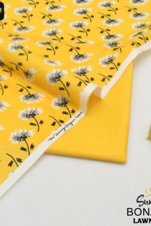 Bonanza 2PC Lawn Suit 2025 | Digital Print Shirt & Dyed Trouser