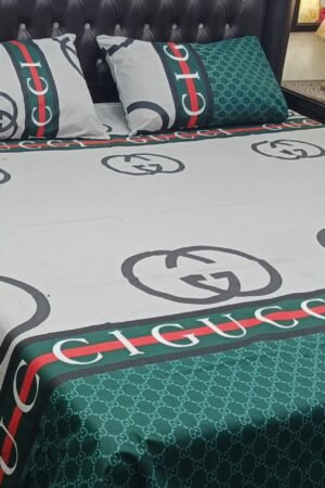 3PC Export Cotton Bedsheet Set | King Size Soft Fabric 2025