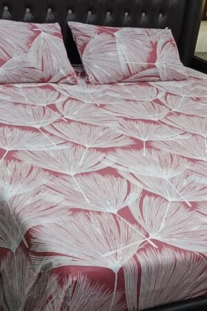 3PC Export Cotton Bedsheet Set | King Size Soft Fabric 2025