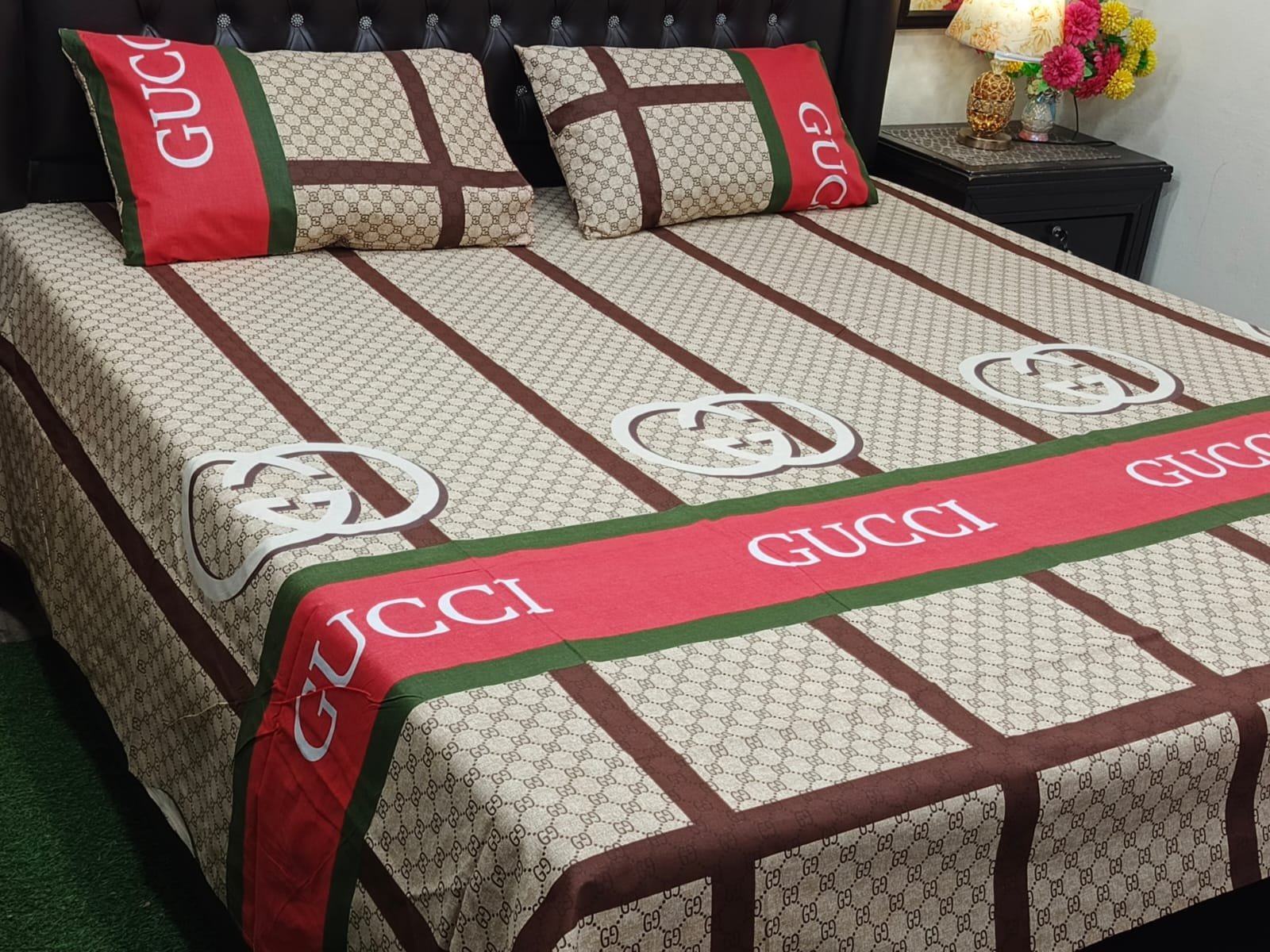 3PC Export Cotton Bedsheet Set | King Size Soft Fabric 2025