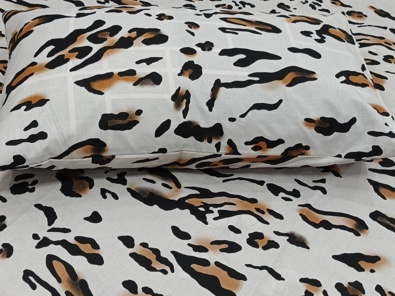 3PC Export Cotton Bedsheet Set | King Size Soft Fabric 2025