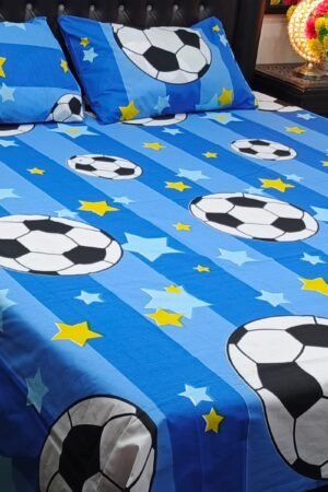 3PC Export Cotton Bedsheet Set | King Size Soft Fabric 2025