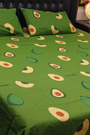 3PC Export Cotton Bedsheet Set | King Size Soft Fabric 2025