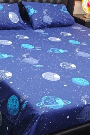 3PC Export Cotton Bedsheet Set | King Size Soft Fabric 2025