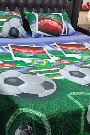 3PC Export Cotton Bedsheet Set | King Size Soft Fabric 2025