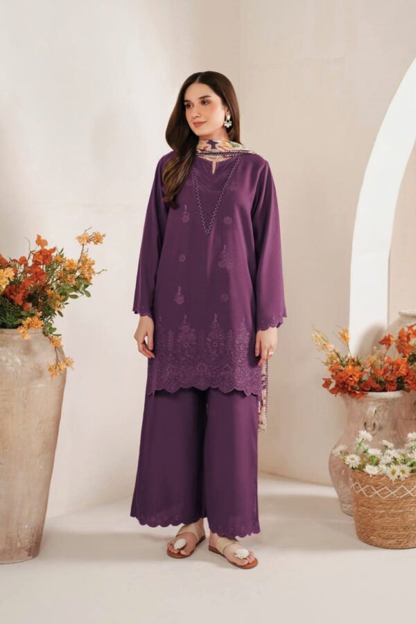 3PC Chikankari Lawn Suit | SAPPHIRE Eid ’25 | 90/80 - Image 2
