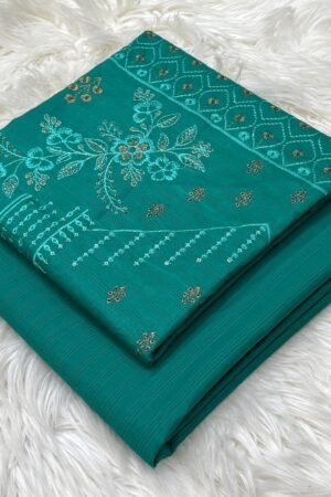 2PC Heavy Emb Lawn Suit | BAREEZE '25 | Premium Lawn