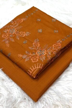 2PC Heavy Emb Lawn Suit | BAREEZE '25 | Premium Lawn